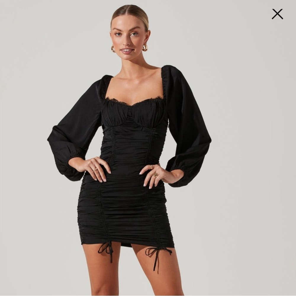 NWT ASTR Mardi Ruched Sweetheart Mini - XS